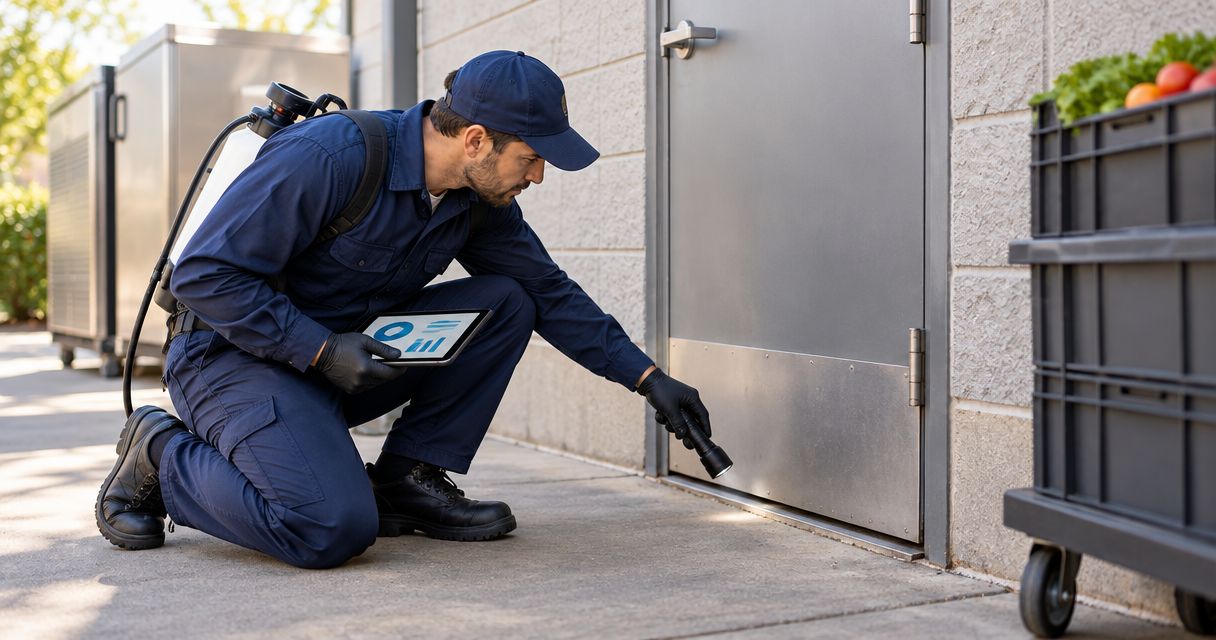 Rodent exclusion for restaurants: doors, deliveries and storage