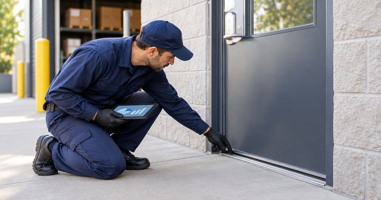 Rodent exclusion for retail stores: stockrooms and entry doors